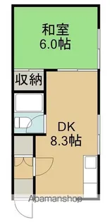 ハイツ五稜郭【2階】の間取り